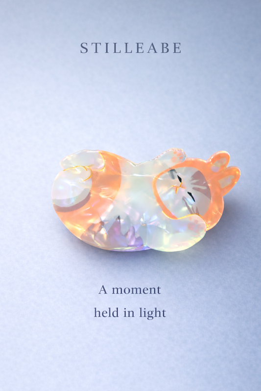 Sleeping Cat Claw Clip