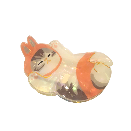 Sleeping Cat Claw Clip
