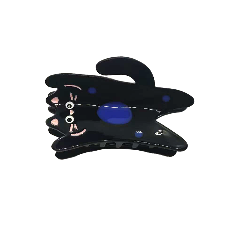 Happy Cat Claw Clip
